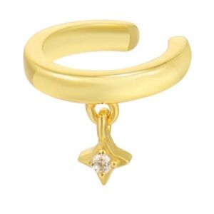 Shooting Star Ear Cuff….Color: Gold….New